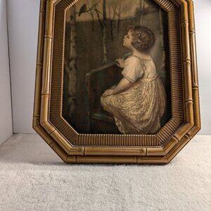 VINTAGE 1920’S “SPRING SONG" WALL ART BY SIMON GLUCKLICH